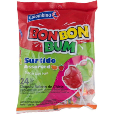 Colombina Bon Bon Bum Assorted Candy & Gum 24pc 14.4oz - Image 1
