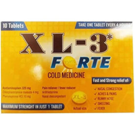 XL-3 Cold Medicine Forte (325mg) 10ct