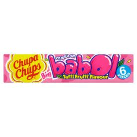 Chupa Chups Big Babol Gum Tutti Frutti Flavor .9oz