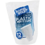 Home Smart Plastic Party Cups Blue 16oz 12ct