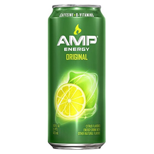 ampenergylemon.jpg AMP Energy Lemon Flavored 16.9oz - Image 1