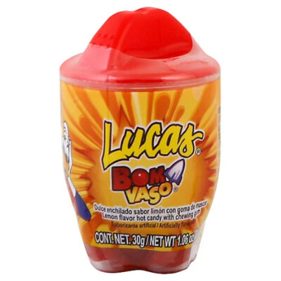 Lucas Bom Vaso Limon Candy 1.06oz - Image 1