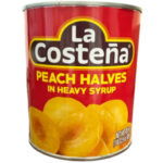 La Costena Peach Halves in Heavy Syrup 28.9oz