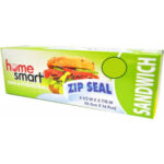 Home Smart Zipper Sandwich Storage Bag 40ct