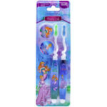 Firefly Toothbrush 2pk  With Cap Princess