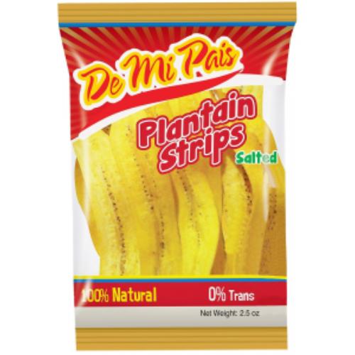 14524.jpg De Mi Pais Plantain Strips Salted 2.5oz - Image 1