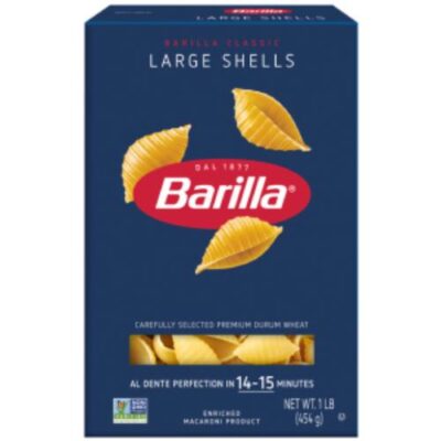 Barilla Large Shells 16oz - Image 1