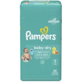 Pampers Baby Dry Diapers (Size 1) 44ct