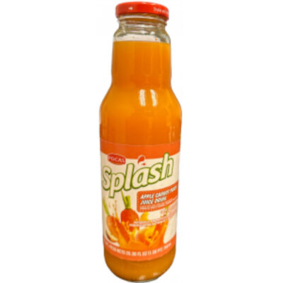 Pocas Splash Apple Carrot Peach Juice 25.36oz - Image 1