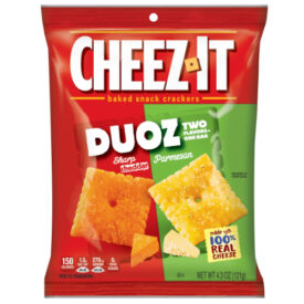 Cheez It Duoz Sharp Cheddar & Parmesan Cracker 4.3oz