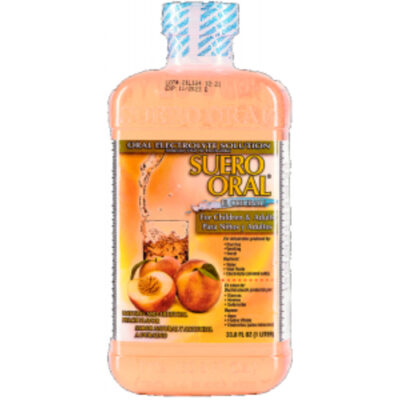 Suero Oral Peach 33.8oz - Image 1