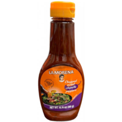 La Morena Chopped Sweet Chipotle Peppers 10.76oz - Image 1