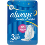 Always Classic Night (Size 3) 8ct