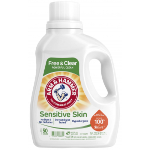 armhammerfreeclean.jpg Arm & Hammer Detergent Free & Clear Sensitive Skin 50oz - Image 1
