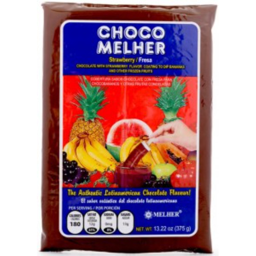 chocomalher.jpg Choco Melher Strawberry Chocolate Flavored Coating 13.22oz - Image 1