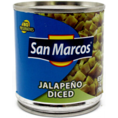 San Marcos Diced Jalapenos Peppers 7oz - Image 1