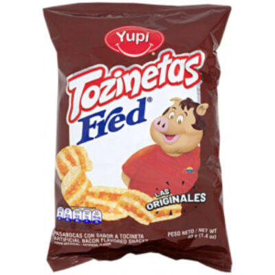 Yupi Tozinetas Fred Original 8pk 40g - Image 1