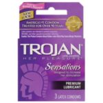Trojan Condoms Her Pleasure Sensations 3pk