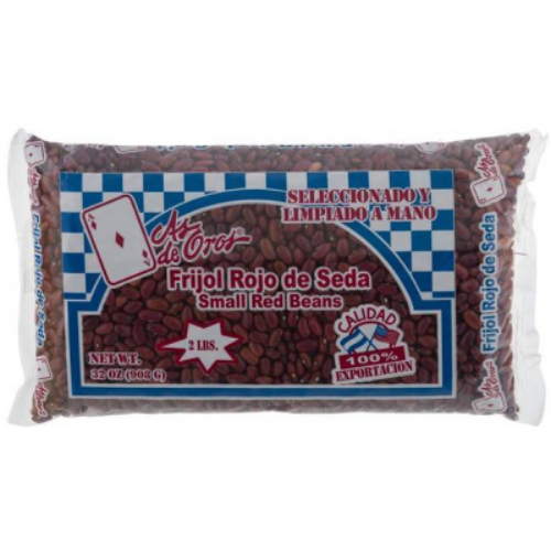 asdorosfrijolrojodeseda32oz.jpg As de Oros Frijol Rojo de Seda 32oz - Image 1