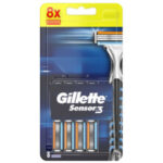 Gillette Sensor 3 Razor Refill 8pk