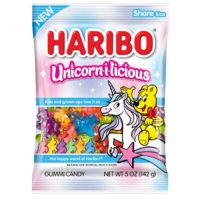 Haribo Unicorn-i-Licious Gummi Candy 5oz - Image 1
