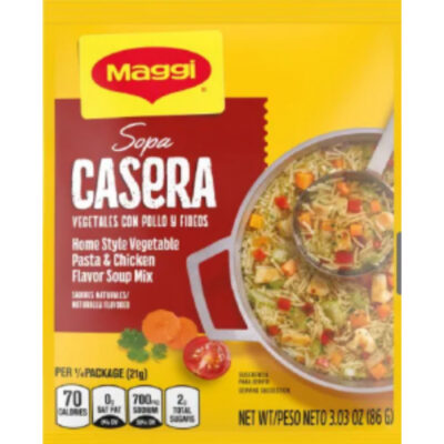 Maggi Sopas Caseras Vegetales Con Pollo Y Fideo (86g) - Image 1
