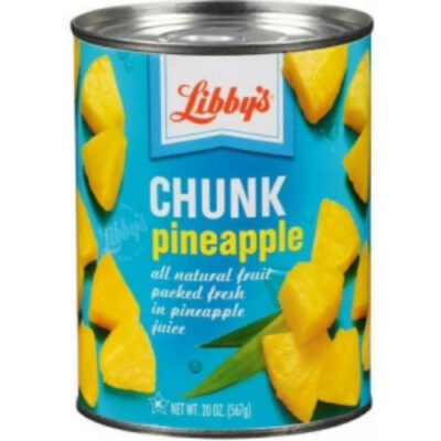 Libby's Pineapple Chunks in Juice 20oz (WIC) - Image 1