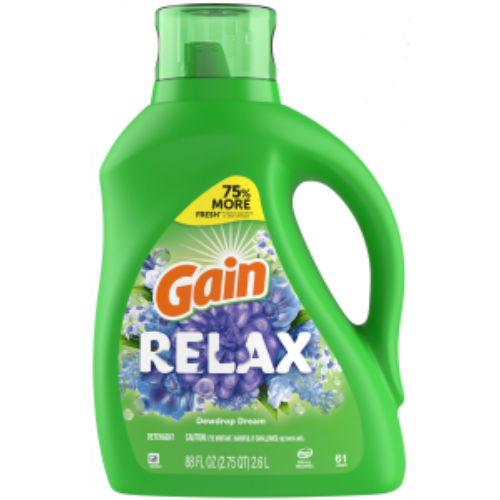 gainrelax.jpg Gain Detergent Relax Dewdrop Dream 88oz - Image 1