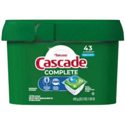 Cascade Original Dishwasher Detergent Fresh Scent 43ct - Image 1