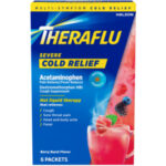 TheraFlu Severe Cold Relief Berry Burst 6pk
