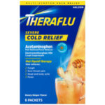 TheraFlu Severe Cold Relief Honey Ginger 6pk