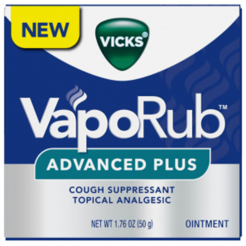 vicksadvanced.jpg Vicks VapoRub Advanced Plus 1.76oz (50g) - Image 1