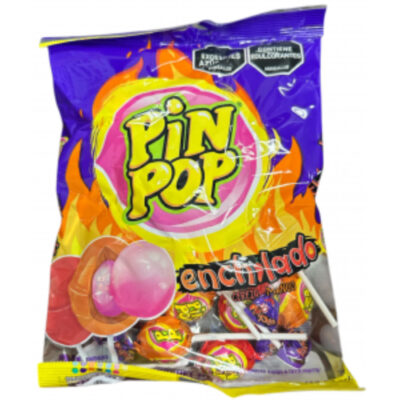 Aldor Pin Pop Enhilado Cereza y Mango 24pc 12.69oz - Image 1