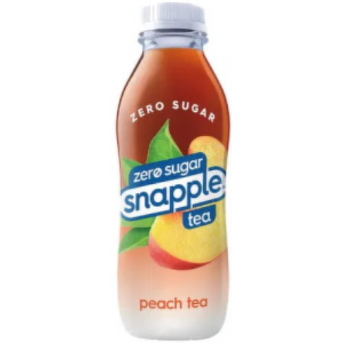 snappltea.jpg Snapple Zero Sugar Peach Tea 16oz - Image 1
