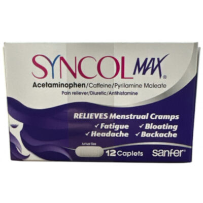 Syncol Max Menstrual Cramps 12 Caplets - Image 1