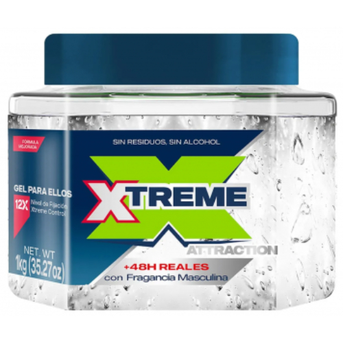 xtremehairgelattraction.jpg Xtreme Attraction Hair Gel 35.28oz (1kg) - Image 1