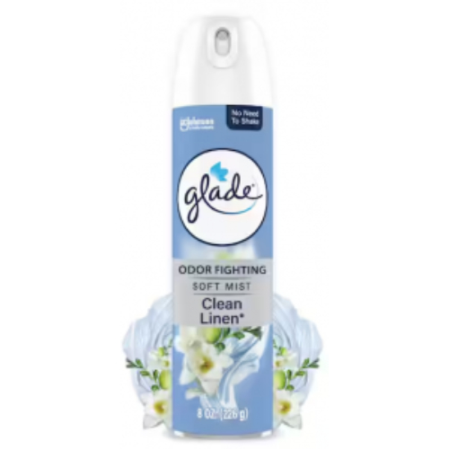 gladecleanlinen.jpg Glade Air Freshener Clean Linen 8oz - Image 1