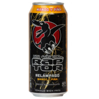 Raptor Energy Mango y Pina Drink Can 16oz - Image 1