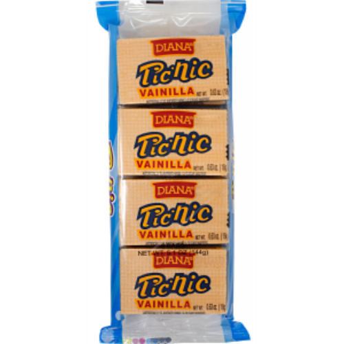 dianapicninvanilla.jpg Diana Picnic Vanilla Sugar Wafers 12ct 0.6oz - Image 1