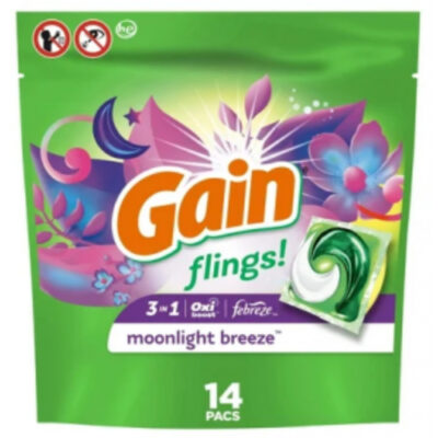 Gain Flings Oxi w/ Febreze 14ct - Image 1