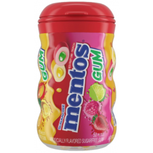 mentosgum50ct.jpg Mentos Gum 50ct Pure Tropical - Image 1