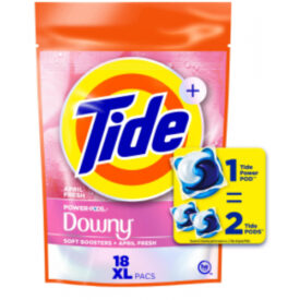Tide Power Pods Downy Soft Boosters 18ct 28oz