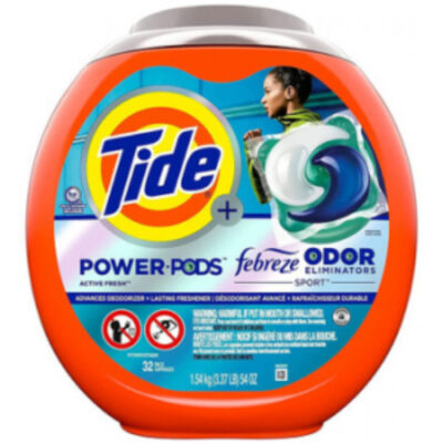 Tide Power Pods Febreze Sport 32ct - Image 1