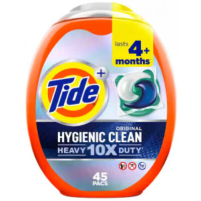 Tide Power Pods Hygienic Clean 45ct - Image 1