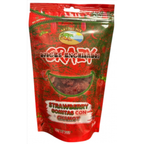 antojomixcrazyfresa.jpg Antojo Mix Crazy Dulces Enchilados Fresa 7oz - Image 1