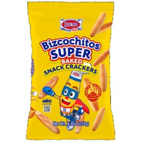 dondebizcochitossuperbaked.jpg Donde Bizcochitos Super Baked Snack Crackers 4.8oz - Image 1