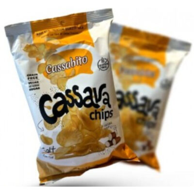 Cassabito Cassava Chips con Sal 180g - Image 1