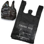Thank You T-Shirt Heavy Duty Black Bags 1/6