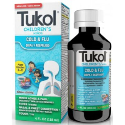 Tukol Children's Cold & Flu 4oz - Image 1