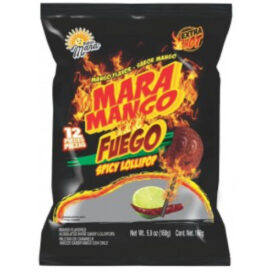 Dulces Mara Mango Fuego Spicy Lollipop 3.7oz